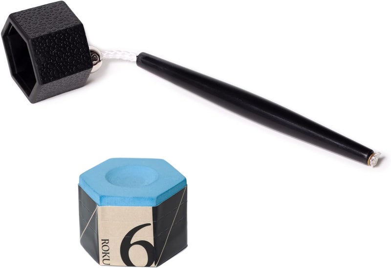 KAMUI ROKU Pool cue Billiard Chalk - Blue - with Chalk Holder - Image 1